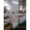 Custom kitchen design Modern Style High Gloss White Lacquer Kitchen Cabinet Handle Free